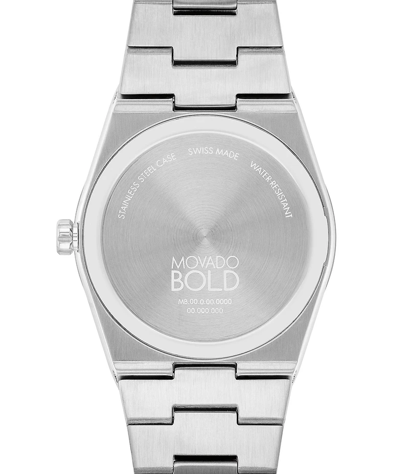 Movado Bold Men's Quest Quartz Automatic Stainless Steel Bracelet Watch