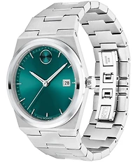 Movado Bold Men's Quest Quartz Automatic Stainless Steel Bracelet Watch
