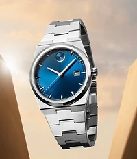 Movado Bold Men's Quest Quartz Automatic Stainless Steel Bracelet Watch