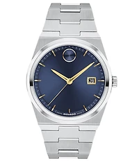 Movado Bold Men's Quest Quartz Analog Stainless Steel Watch