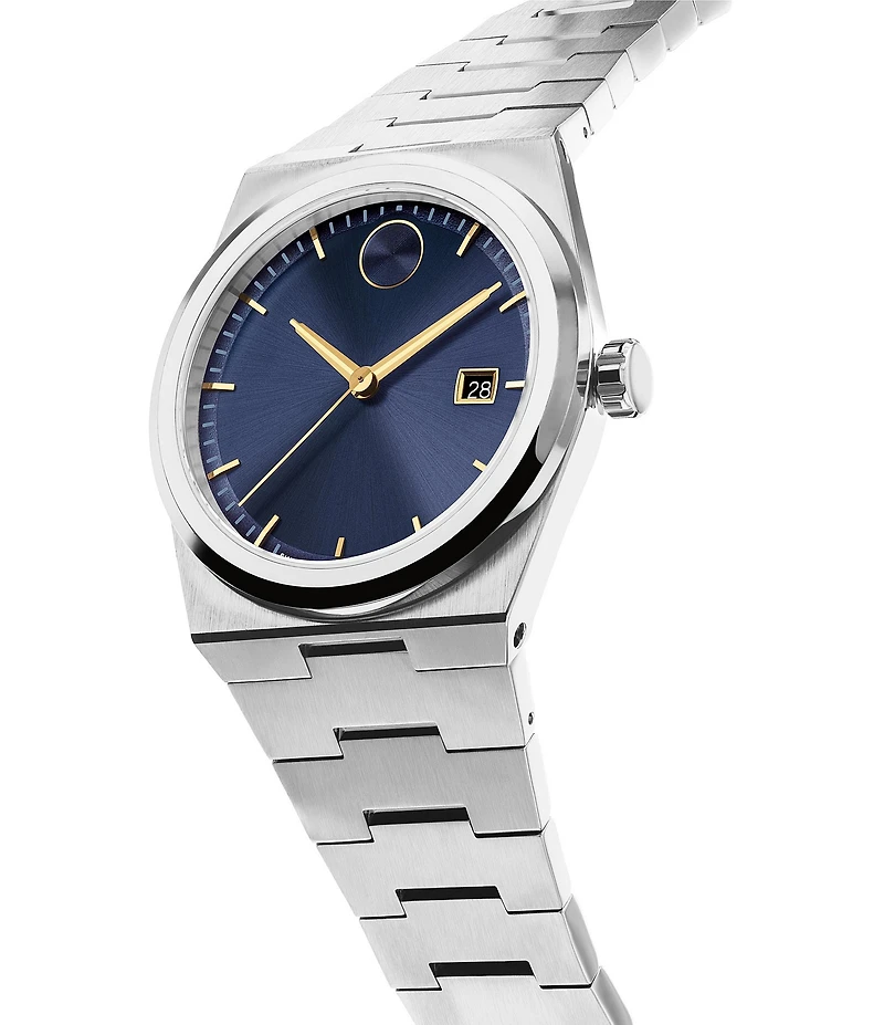 Movado Bold Men's Quest Quartz Analog Stainless Steel Watch