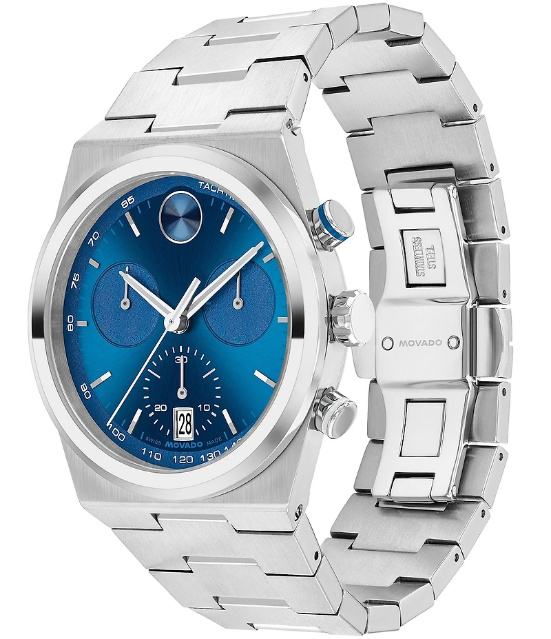 Movado Bold Men's Quest Quartz Chronograph Stainless Steel Bracelet Watch