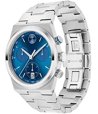 Movado Bold Men's Quest Quartz Chronograph Stainless Steel Bracelet Watch