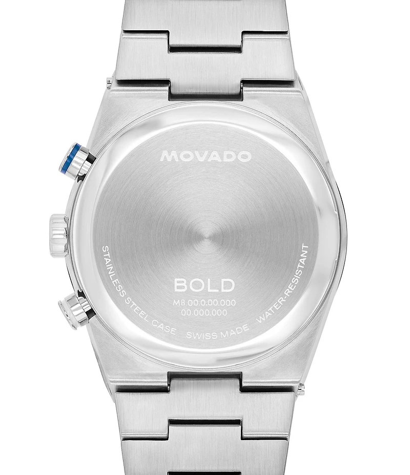 Movado Bold Men's Quest Quartz Chronograph Stainless Steel Bracelet Watch