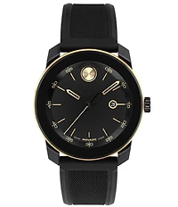 Movado Bold Men's TR90 Quartz Analog Silicone Strap Watch