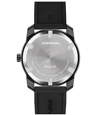 Movado Bold Men's TR90 Quartz Analog Silicone Strap Watch