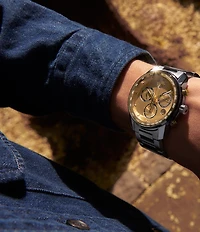 Movado Bold Men's Verso Quartz Chronograph Two Tone Stainless Steel Bracelet Watch