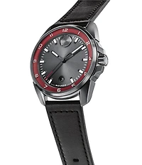 Movado Bold Men's Verso S Edition Quartz Analog Leather Strap Watch