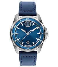 Movado Bold Men's Verso S Edition Quartz Analog Leather Strap Watch