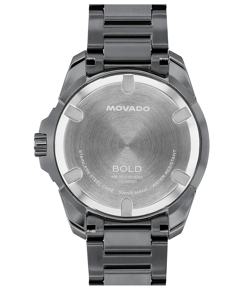 Movado Bold Men's Verso S Edition Quartz Analog Stainless Steel Bracelet Watch