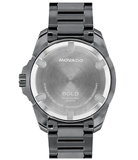 Movado Bold Men's Verso S Edition Quartz Analog Stainless Steel Bracelet Watch