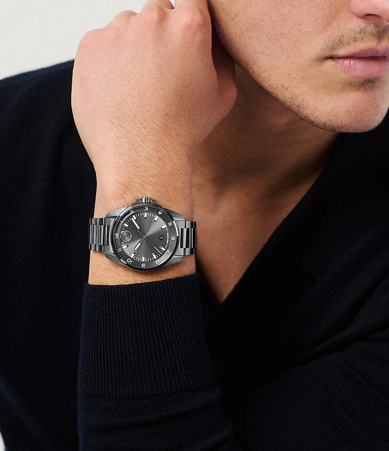 Movado Bold Men's Verso S Edition Quartz Analog Stainless Steel Bracelet Watch