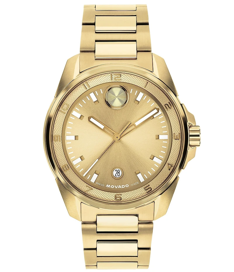 Movado Bold Men's Verso S Edition Quartz Analog Stainless Steel Bracelet Watch