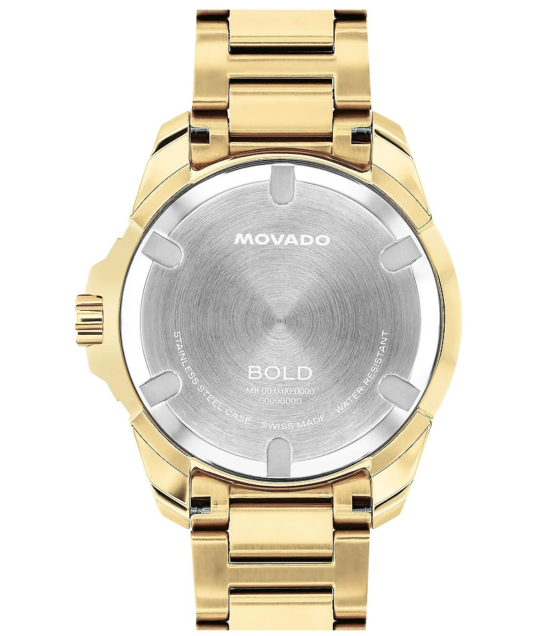 Movado Bold Men's Verso S Edition Quartz Analog Stainless Steel Bracelet Watch