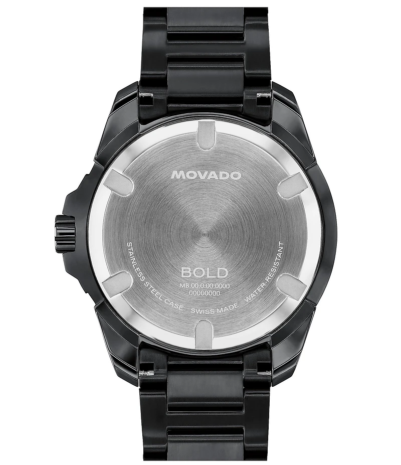 Movado Bold Men's Verso S Edition Quartz Analog Stainless Steel Bracelet Watch