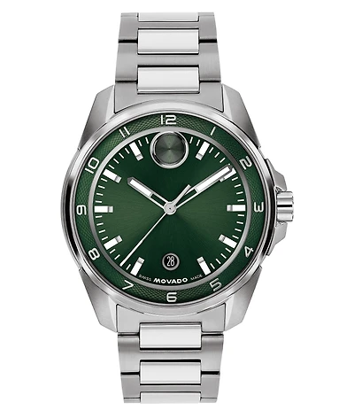 Movado Bold Men's Verso S Edition Quartz Analog Stainless Steel Bracelet Watch