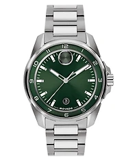 Movado Bold Men's Verso S Edition Quartz Analog Stainless Steel Bracelet Watch