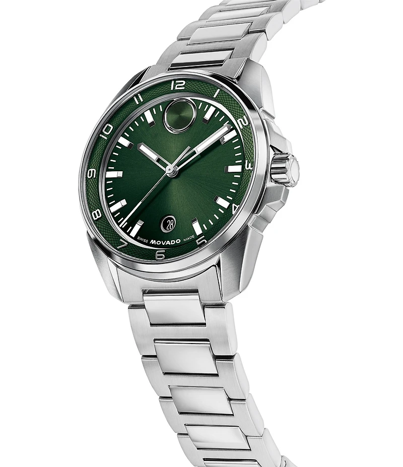 Movado Bold Men's Verso S Edition Quartz Analog Stainless Steel Bracelet Watch