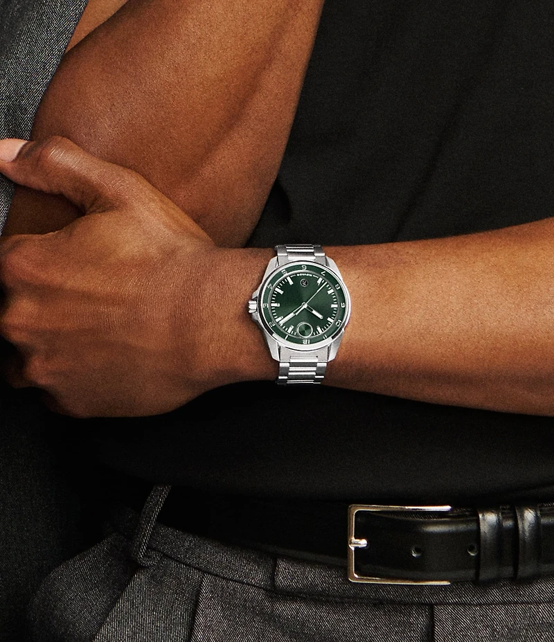 Movado Bold Men's Verso S Edition Quartz Analog Stainless Steel Bracelet Watch