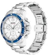 Movado Series 800 Silver-Tone Quartz Chronograph Movement Watch