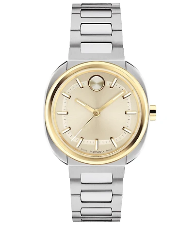 Movado Bold Women's Ellipse Quartz Analog Stainless Steel Bracelet Watch