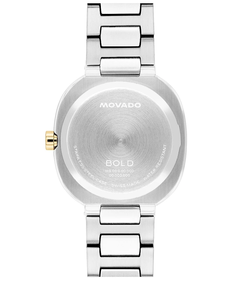 Movado Bold Nuvo Women's Ellipse Quartz Analog Stainless Steel Bracelet Watch