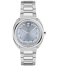 Movado Bold Nuvo Women's Ellipse Quartz Analog Stainless Steel Watch