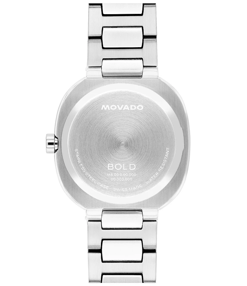 Movado Bold Nuvo Women's Ellipse Quartz Analog Stainless Steel Watch