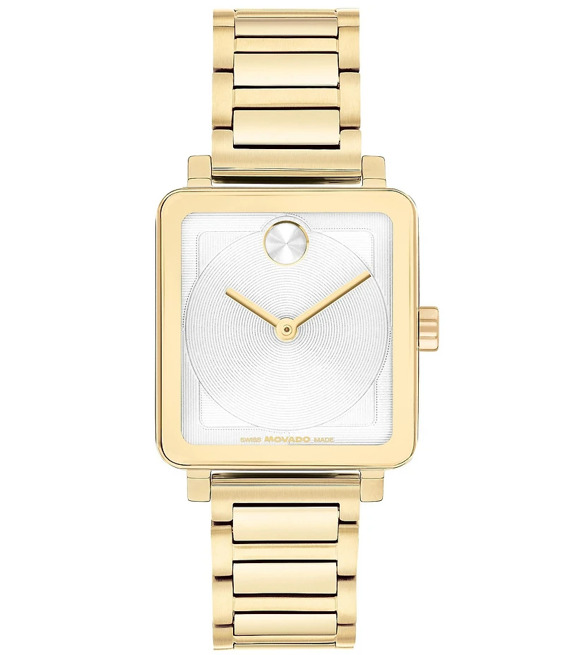 Movado BOLD Women's Evolution 2.0 Quartz Analog Gold Tone Stainless Steel Bracelet Watch