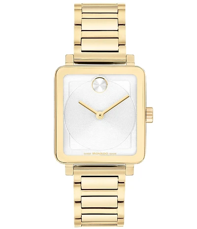 Movado BOLD Women's Evolution 2.0 Quartz Analog Gold Tone Stainless Steel Bracelet Watch