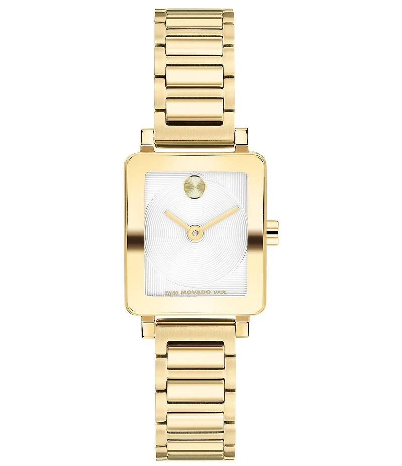 Movado Bold Women's Evolution 2.0 Quartz Analog Gold Tone Stainless Steel Watch
