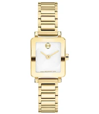 Movado Bold Women's Evolution 2.0 Quartz Analog Gold Tone Stainless Steel Watch
