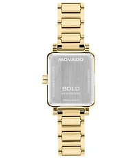 Movado Bold Women's Evolution 2.0 Quartz Analog Gold Tone Stainless Steel Watch