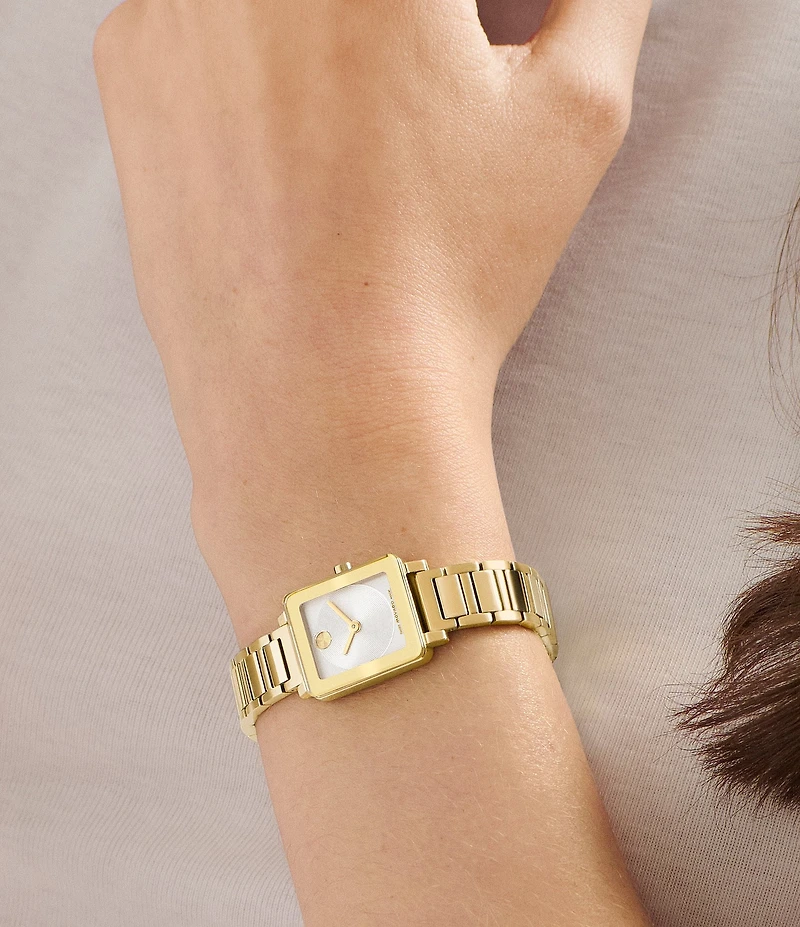 Movado Bold Women's Evolution 2.0 Quartz Analog Gold Tone Stainless Steel Watch