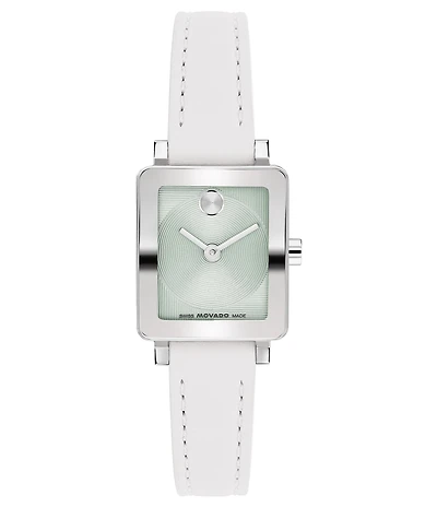Movado Bold Women's Evolution 2.0 Quartz Analog Leather Strap Watch