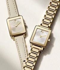 Movado Bold Women's Evolution 2.0 Quartz Analog Leather Strap Watch