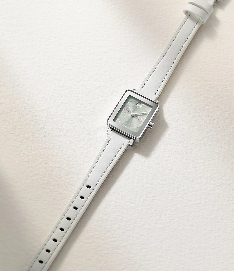 Movado Bold Women's Evolution 2.0 Quartz Analog Leather Strap Watch