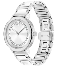 Movado Bold Women's Evolution 2.0 Quartz Analog Silver Stainless Steel Bracelet Watch