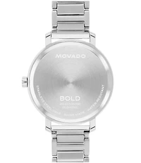 Movado Bold Women's Evolution 2.0 Quartz Analog Silver Stainless Steel Bracelet Watch