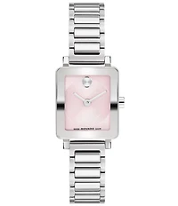 Movado Bold Women's Evolution 2.0 Quartz Analog Stainless Steel Watch