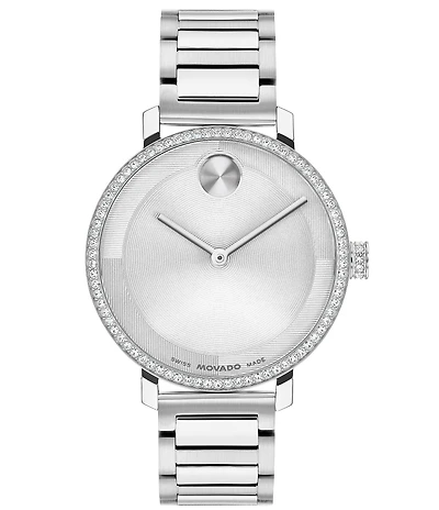 Movado Bold Women's Evolution Quartz Analog Stainless Steel Bracelet Watch
