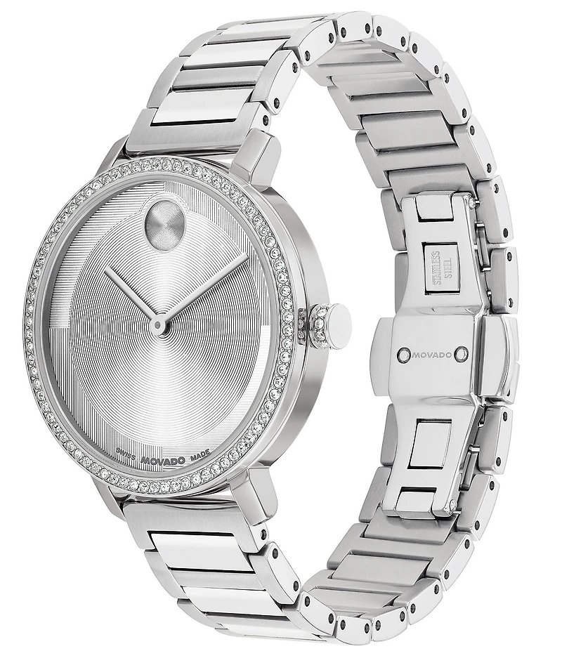 Movado Bold Women's Evolution Quartz Analog Stainless Steel Bracelet Watch