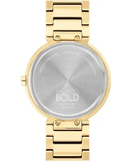 Movado Bold Women's Quartz Analog Gold Stainless Steel Bracelet Watch
