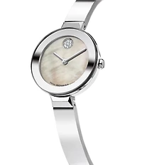 Movado Bold Women's Quartz Analog Mini Bangle Bracelet Watch