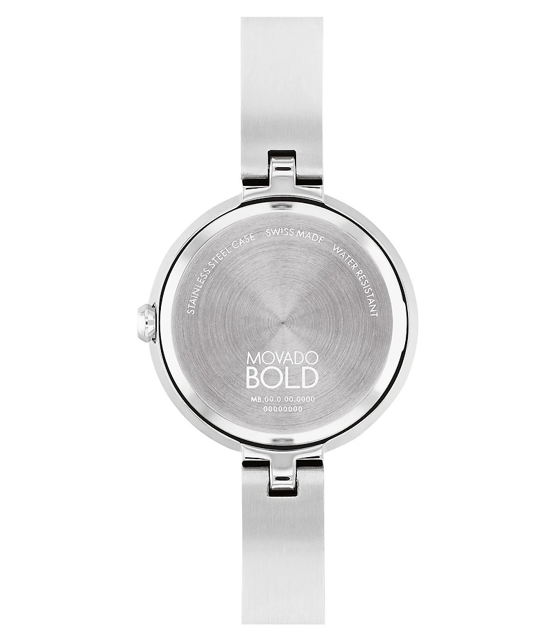 Movado Bold Women's Quartz Analog Mini Bangle Bracelet Watch