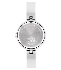 Movado Bold Women's Quartz Analog Mini Bangle Bracelet Watch