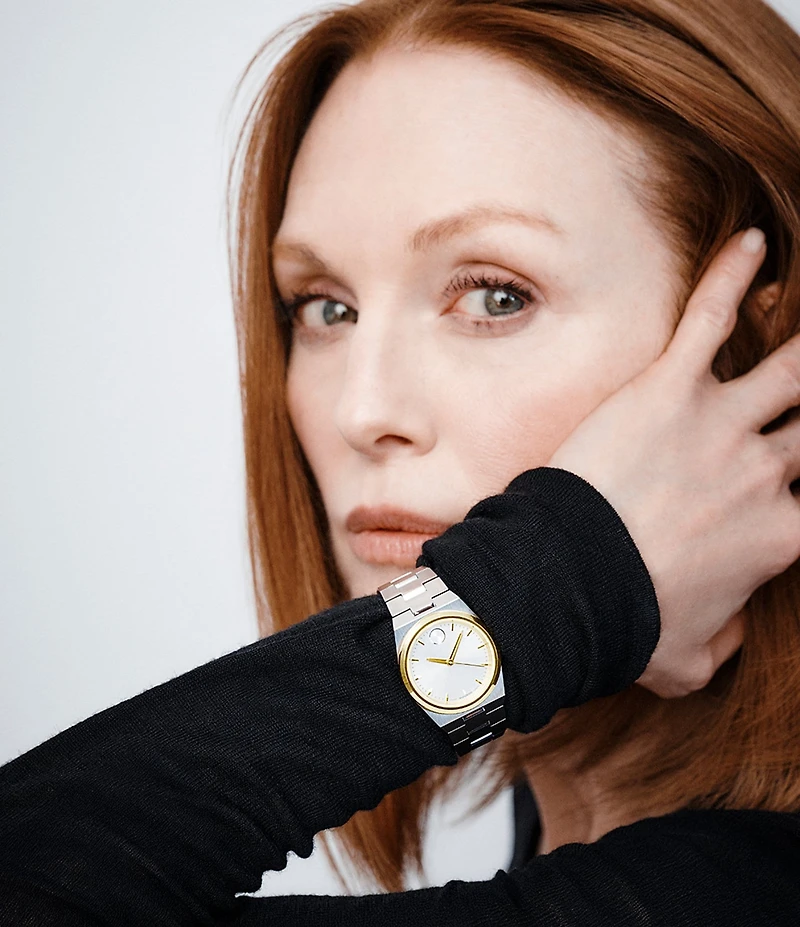 Movado Bold Women's Quest Mini Quartz Analog Stainless Steel Bracelet Watch