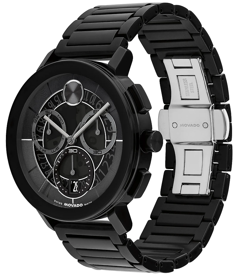Movado Men's Bold Evolution 2.0 Quartz Chronograph Stainless Steel Bracelet Watch