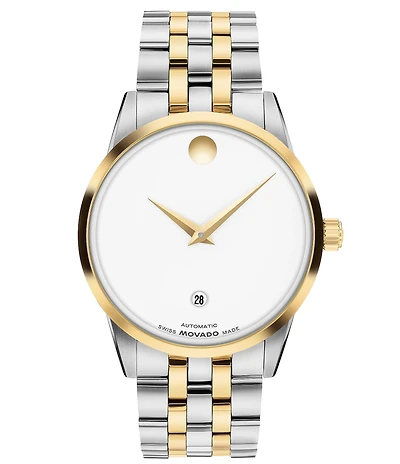 Movado Men's Classic Museum 40mm Automatic Stainless Steel Bracelet Watch