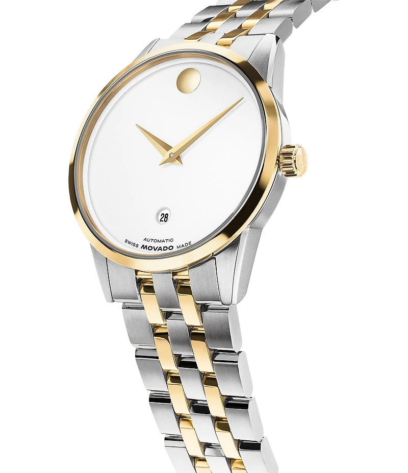 Movado Men's Classic Museum 40mm Automatic Stainless Steel Bracelet Watch